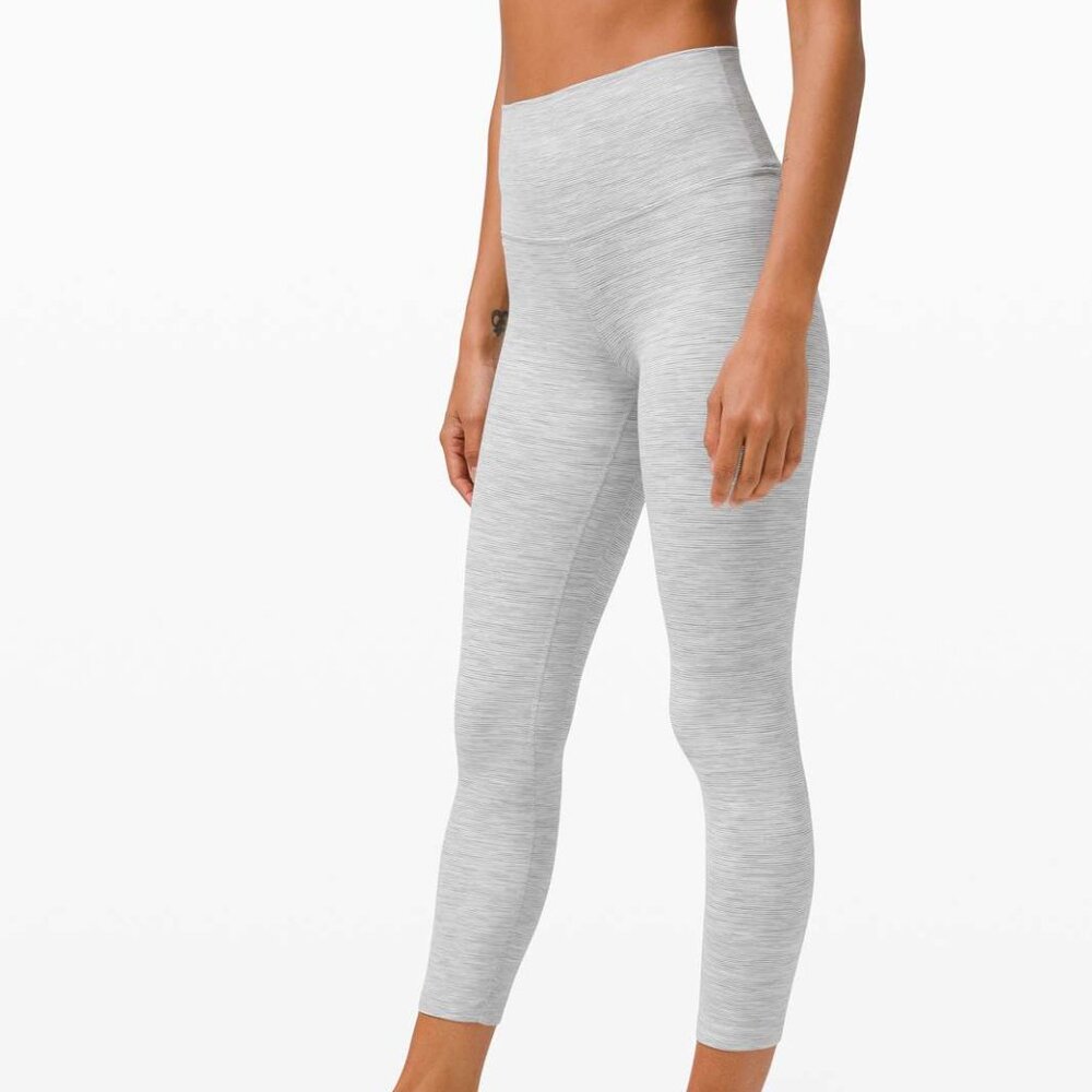 New Lululemon Align HR Pant Wee Are From Space Nimbus Crop 23"